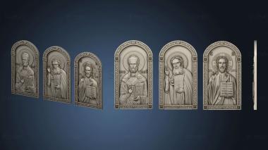 3D model Three framed icons (STL)