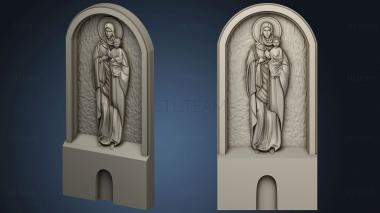 3D model Icon of the Mother of God with a baby (STL)