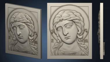 3D model Face of the Archangel Gabriel (STL)