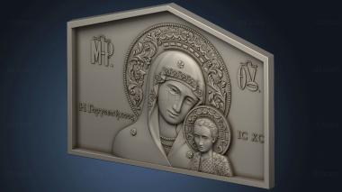 3D model Icon of the Mother of God Greece (STL)