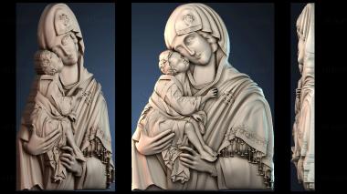 3D модель Святая Богородица Донская (STL)