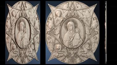 3D модель Икона Негорючей Купины (STL)