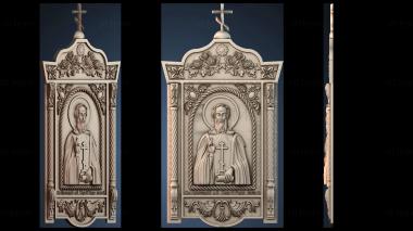 3D модель Икона Сергий Радонежский (STL)