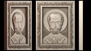 3D модель Икона Николая Чудотворца (STL)