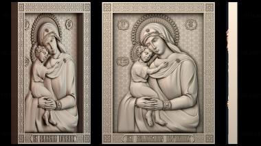 3D модель Икона Божией Матери (STL)