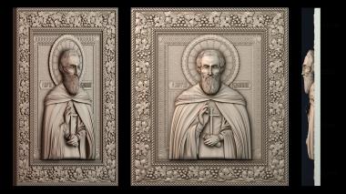 3D модель Икона Сергия Радонежского (STL)