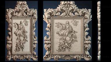 3D модель Икона Божией Матери (STL)