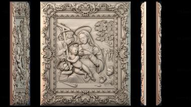 3D модель Икона Богородицы (STL)