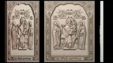 3D модель Икона Божией Матери Экономисса (STL)