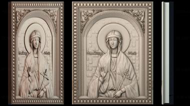 3D модель Икона Святой Агадии (STL)