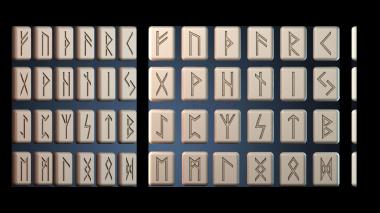 3D model Runes (STL)