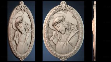 3D model Icon of Jesus Christ (STL)