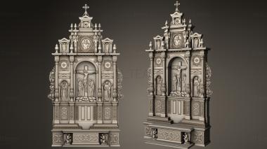 3D model Catholic iconostasis (STL)