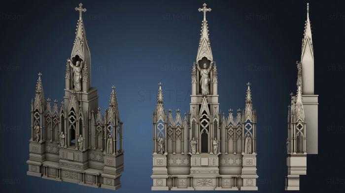 3D модель Католический иконостас (STL)