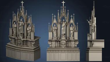 3D model Catholic iconostasis (STL)