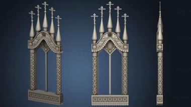 3D model Gothic iconostasis (STL)
