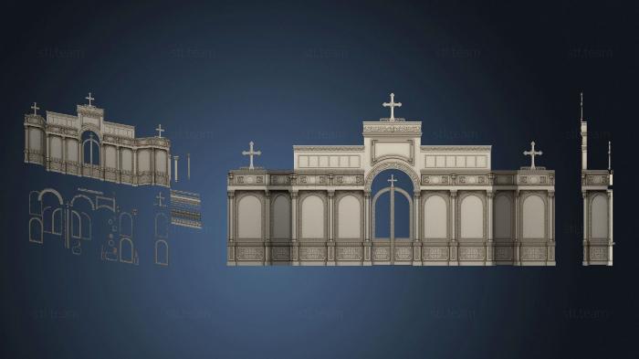 3D model Iconostasis of the city of Plast (STL)