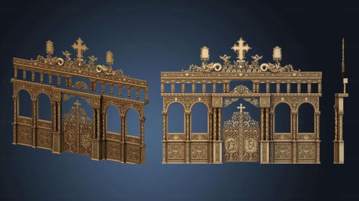 3D model Iconostasis with dragons (STL)