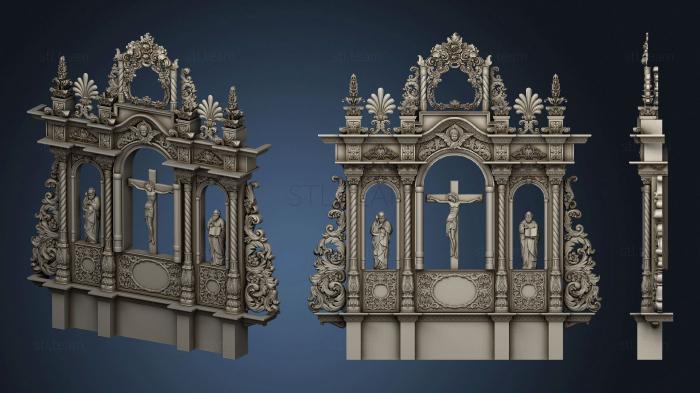 3D модель Иконостас католический (STL)
