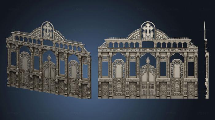 3D model Iconostasis of the village of Petrovka version1 (STL)
