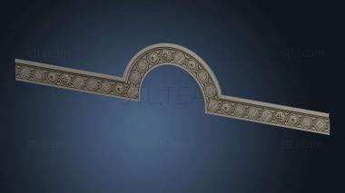 3D model Carved Pediment version1 (STL)