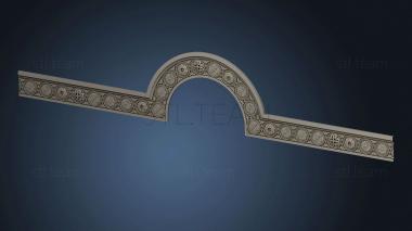 3D model Carved Pediment version2 (STL)