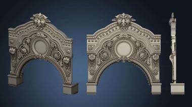 3D model Arch over the royal gate of the iconostasis version1 (STL)