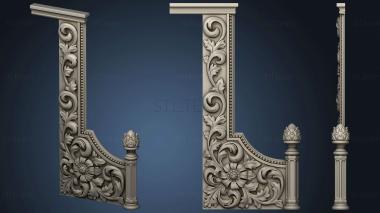 3D model Side element of the iconostasis version2 (STL)