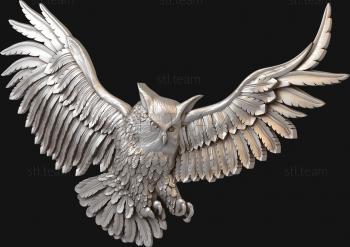 3D model Flying owl (STL)