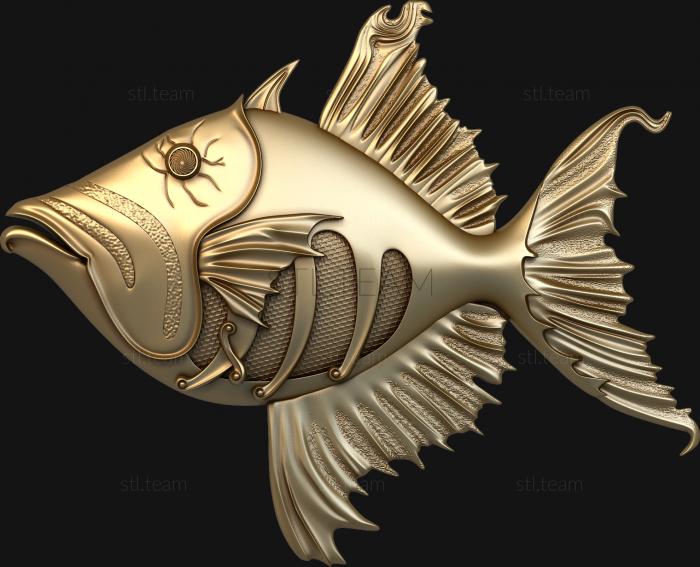 3D модель Странная рыба (STL)