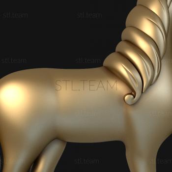 3D model Prancing horse (STL)