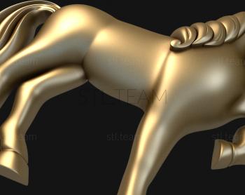 3D модель Гарцующий конь (STL)