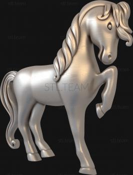 3D model Prancing horse (STL)