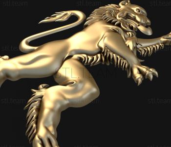3D модель Гербовый лев (STL)