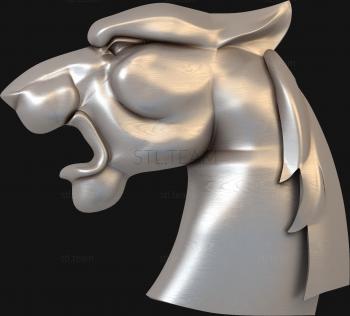 3D model Cheetah head (STL)