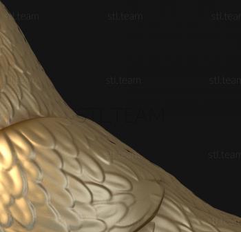 3D model Sitting pigeon (STL)