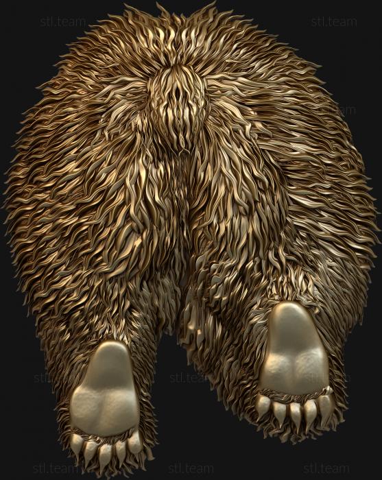 3D model Bear paws (STL)