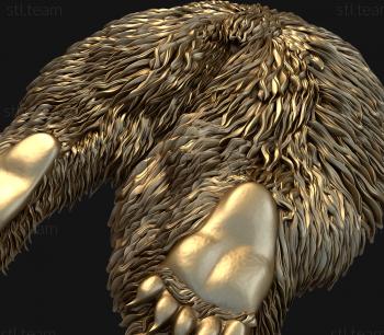 3D model Bear paws (STL)