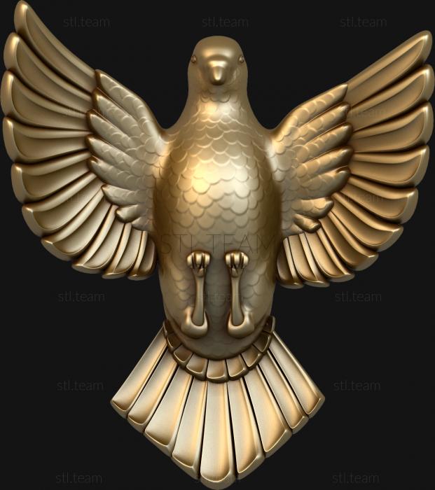 3D model Flying pigeon (STL)