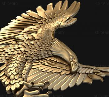 3D model Attacking eagle (STL)