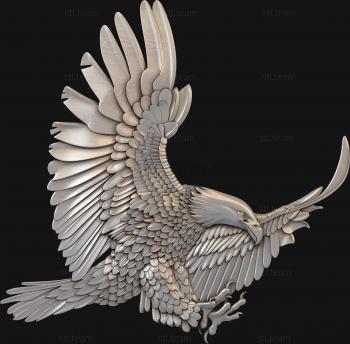 3D model Attacking eagle (STL)