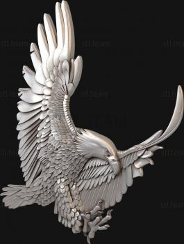 3D model Attacking eagle (STL)