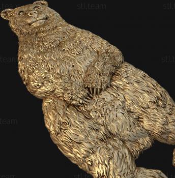 3D модель Медведь на задних лапах (STL)