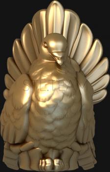 3D модель Красивый голубь (STL)