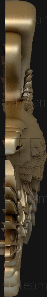 3D model Eagle with olive branch (STL)