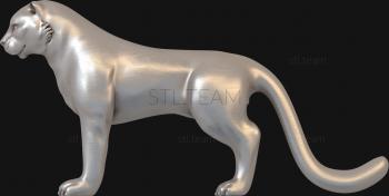 3D model Cougar (STL)