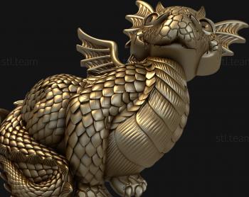 3D model Dragon from the cartoon (STL)