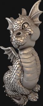 3D модель Дракончик из мультфильма (STL)
