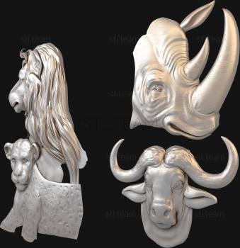 3D model Wild animals (STL)