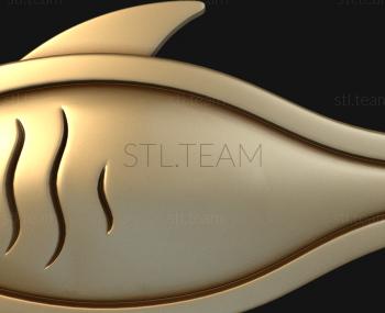 3D модель Рыбка печенье (STL)